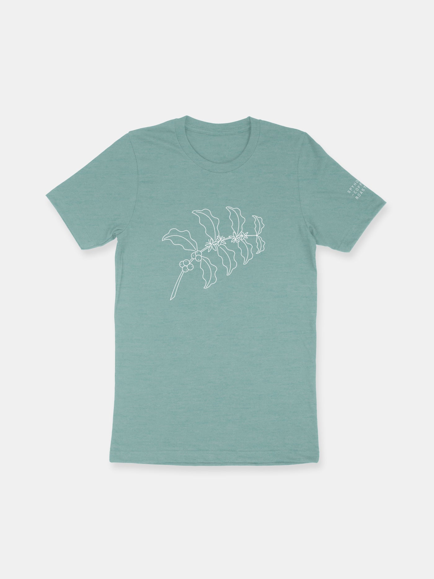 Coffee Branch T-Shirt – Heather Blue Lagoon